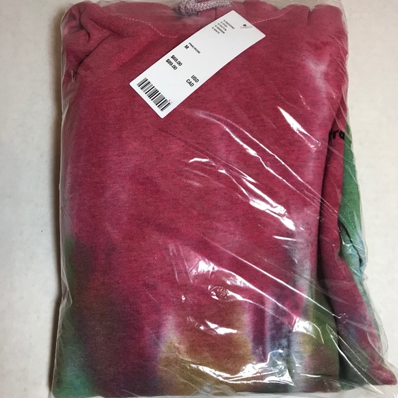 PRICE FIRM! FINAL MARKDOWN! Exclusive UO iets frans Tie Dye Hoodie M BNWT - Picture 10 of 12